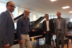 Orazio Maione sceglie gran coda Steinway in fabbrica Amburgo - 2018