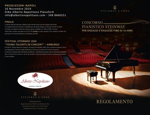 CONCORSO STEINWAY PER GIOVANI TALENTI 2019